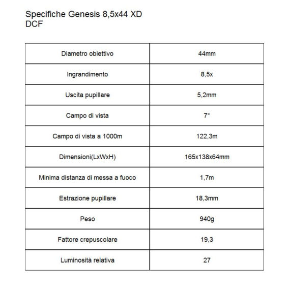 specifiche-Genesis-8,5×44-XD-DCF
