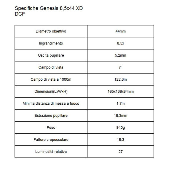 specifiche-Genesis-8,5×44-XD-DCF